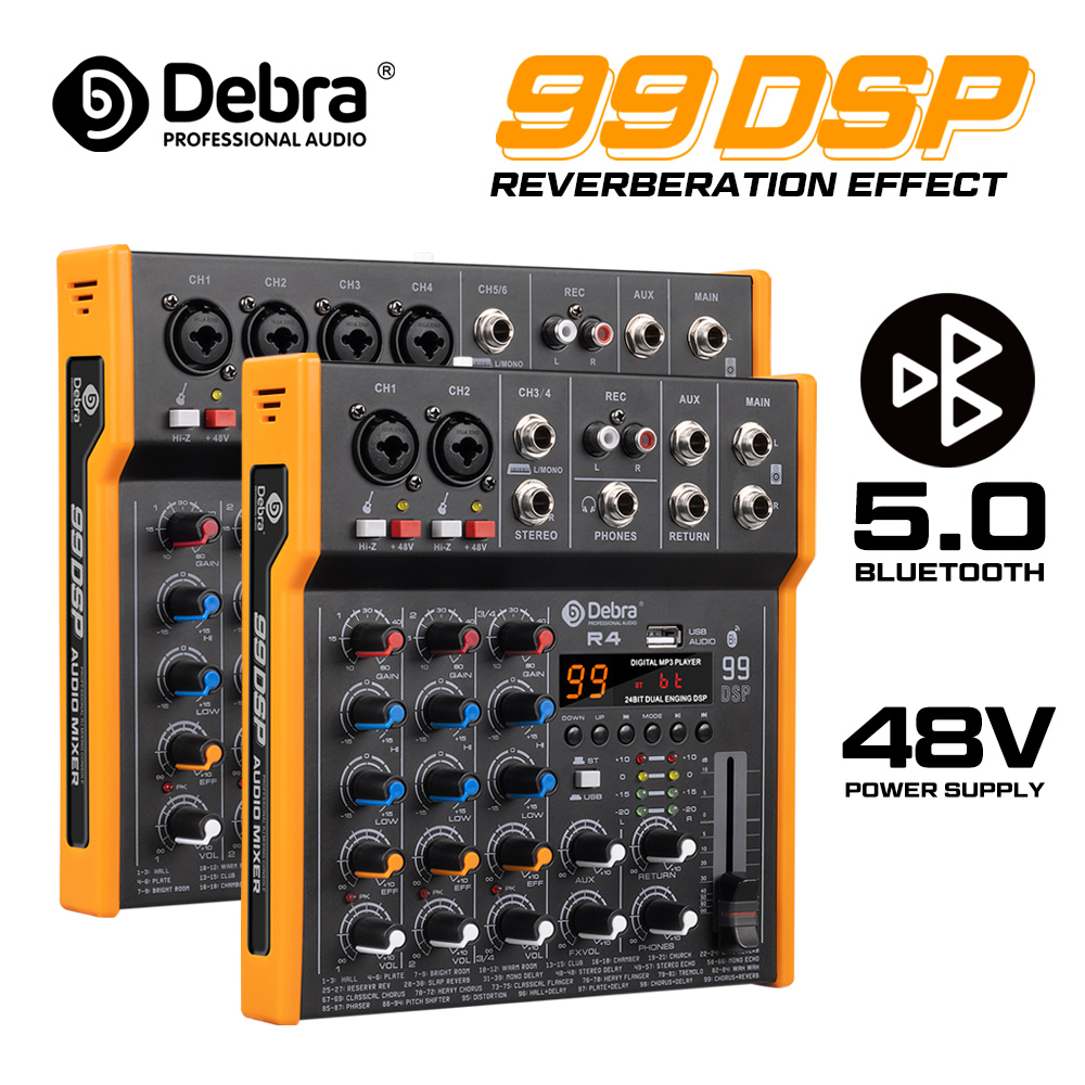 Audio Music Dj - Mezclador de Audio Multi-Canal Debra R4/R6