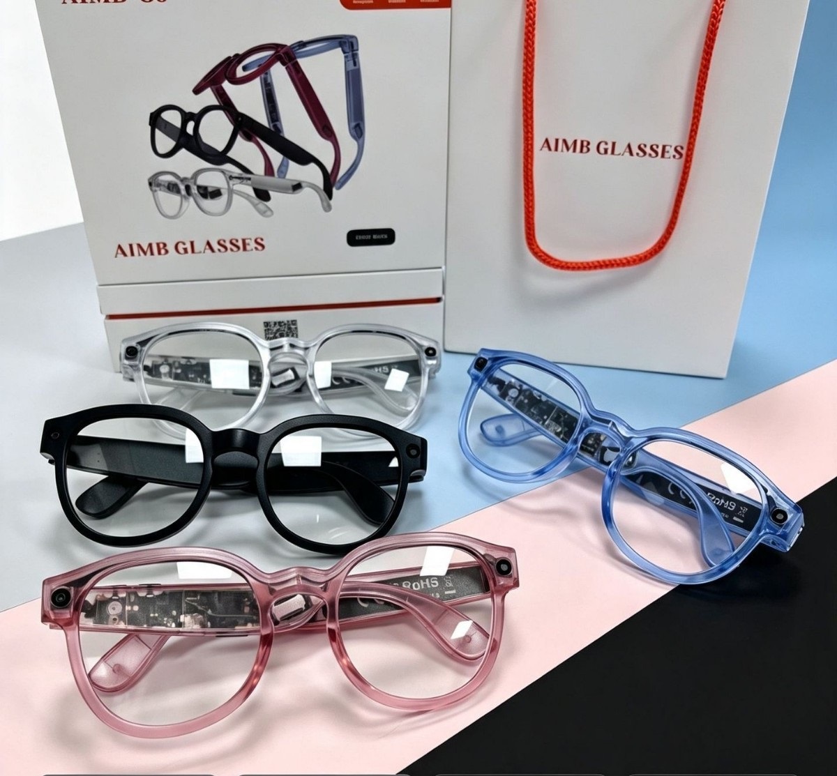 Audio Music Image - Gafas Inteligentes G6, Cámara de 8MP,