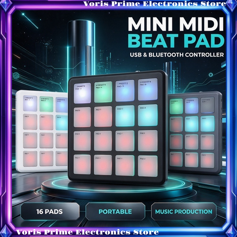 Midi Controller Pad - M-Vave Smc-Pad: dispositivo portátil con 16