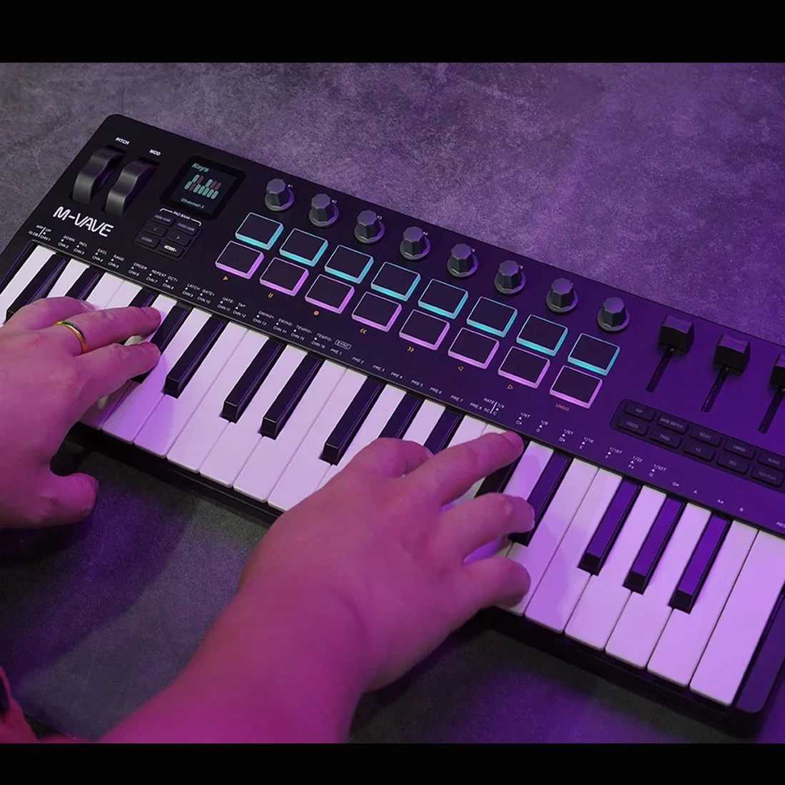 M-VAVE SMK-37 PRO: controlador - Midi Controller Pad reseña y precio