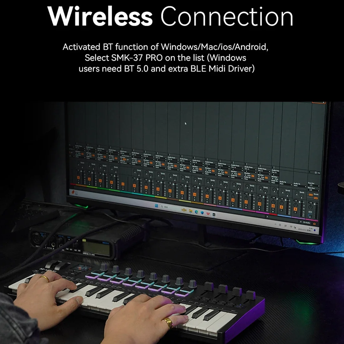M-VAVE SMK-37 PRO: controlador - Midi Controller Pad reseña y precio