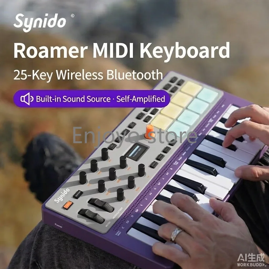 Synido TempoKEY W25: teclado c - Midi Controller Pad reseña y precio