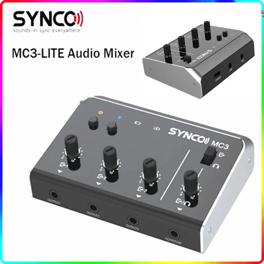 Synco MC3 Lite Mezclador de au - Audio Music Image reseña y precio