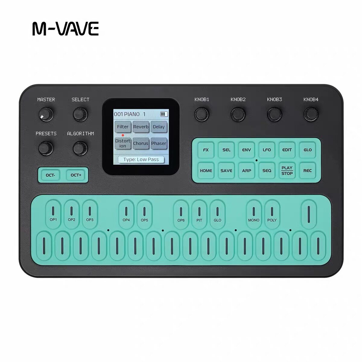 Sintetizador FM de bolsillo M- - Midi Controller Pad reseña y precio