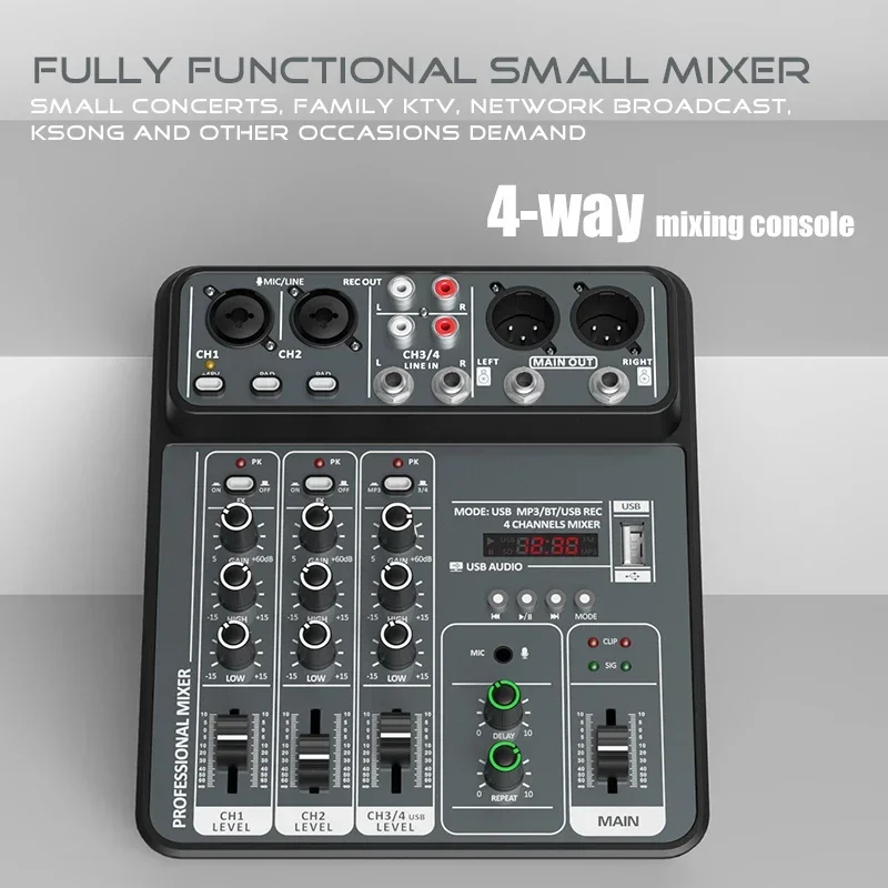 Consola de Mezcla de Audio Pro - Audio Music Dj reseña y precio