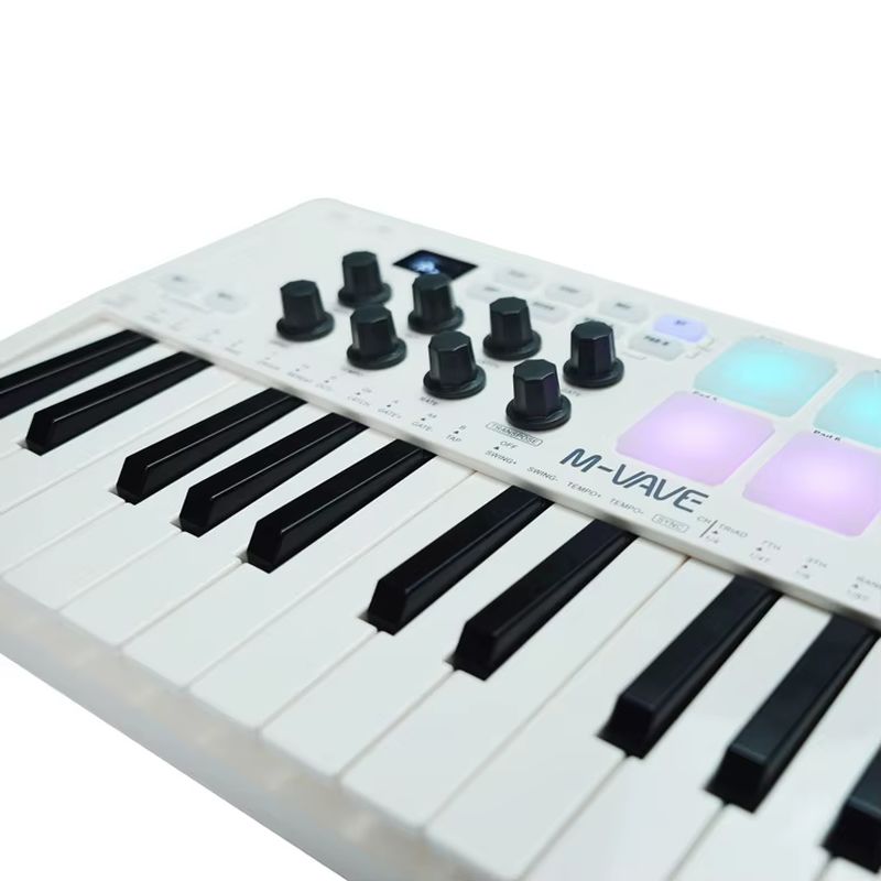 M Vave Smk 25: teclado MIDI po - Midi Controller Pad reseña y precio