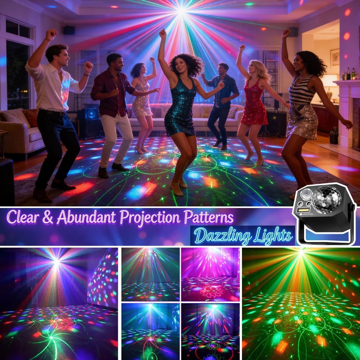 Luces de Discoteca para Fiesta - Audio Music Dj reseña y precio