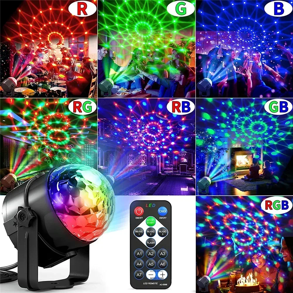 Luz LED RGB para discoteca, bo - Audio Music Dj reseña y precio
