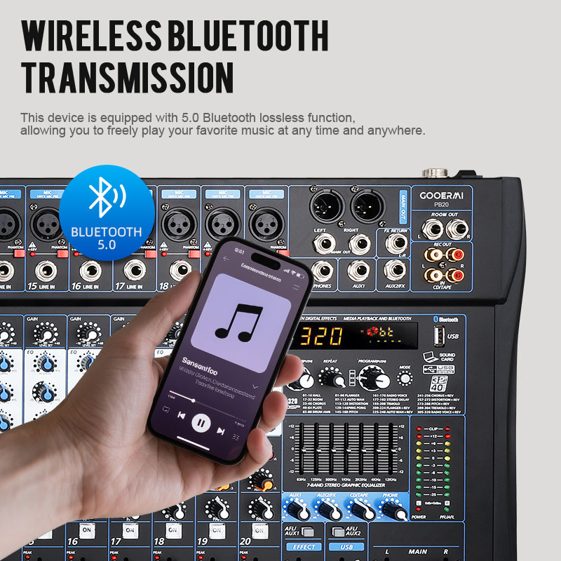 Mezclador de Audio Profesional - Audio Music Dj reseña y precio