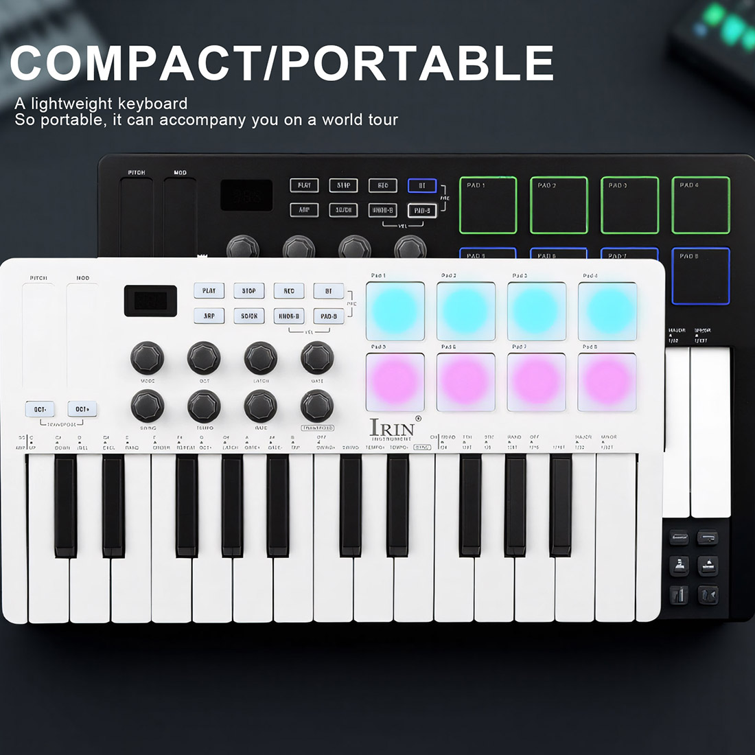 SMK-25 Teclado Portátil, Contr - Midi Controller Pad reseña y precio